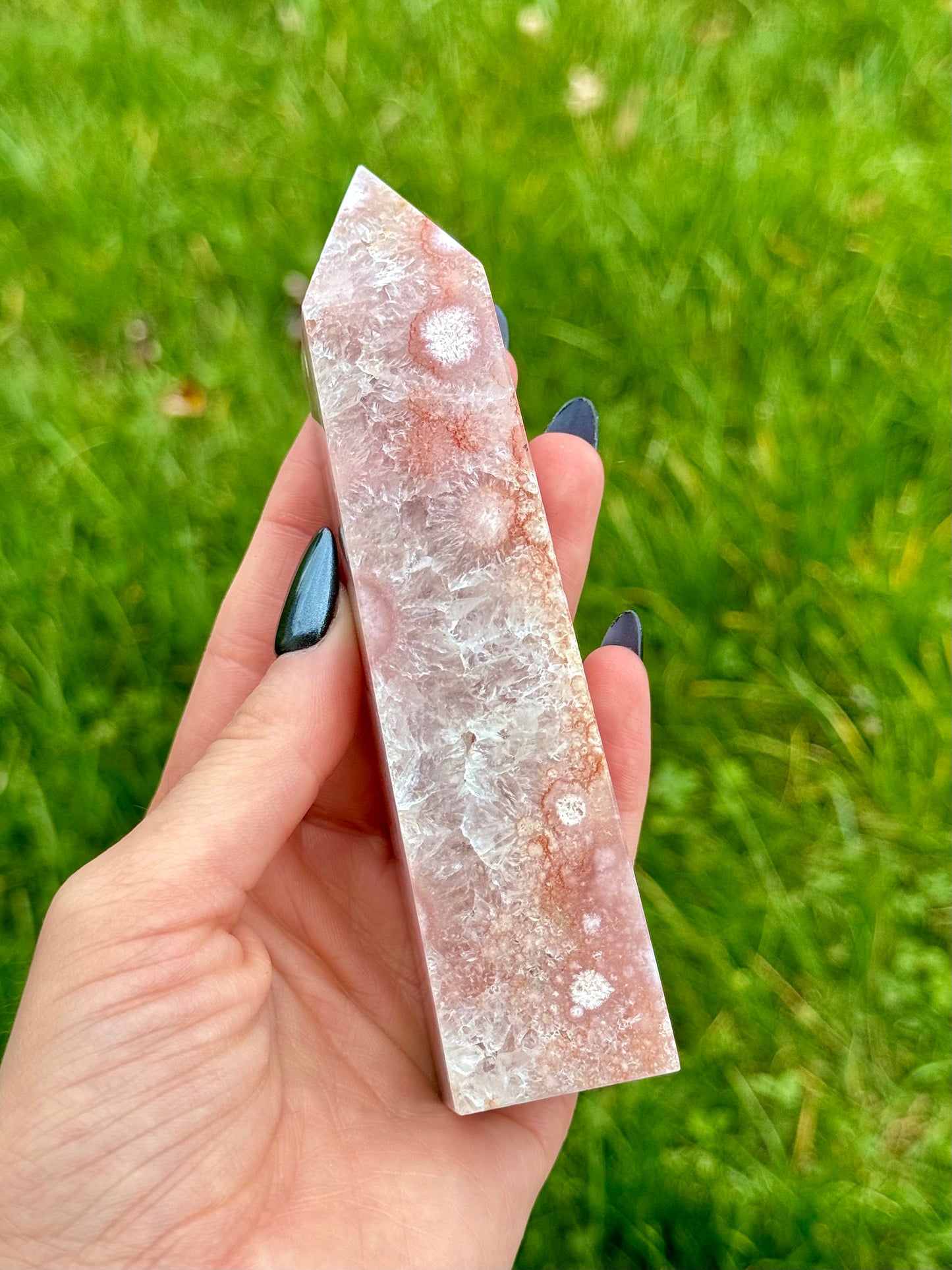 Flower Agate Towers - You Choose