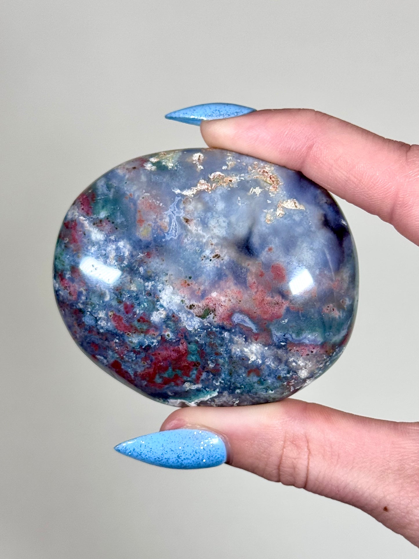 Sea Jasper Palm Stones - You Choose
