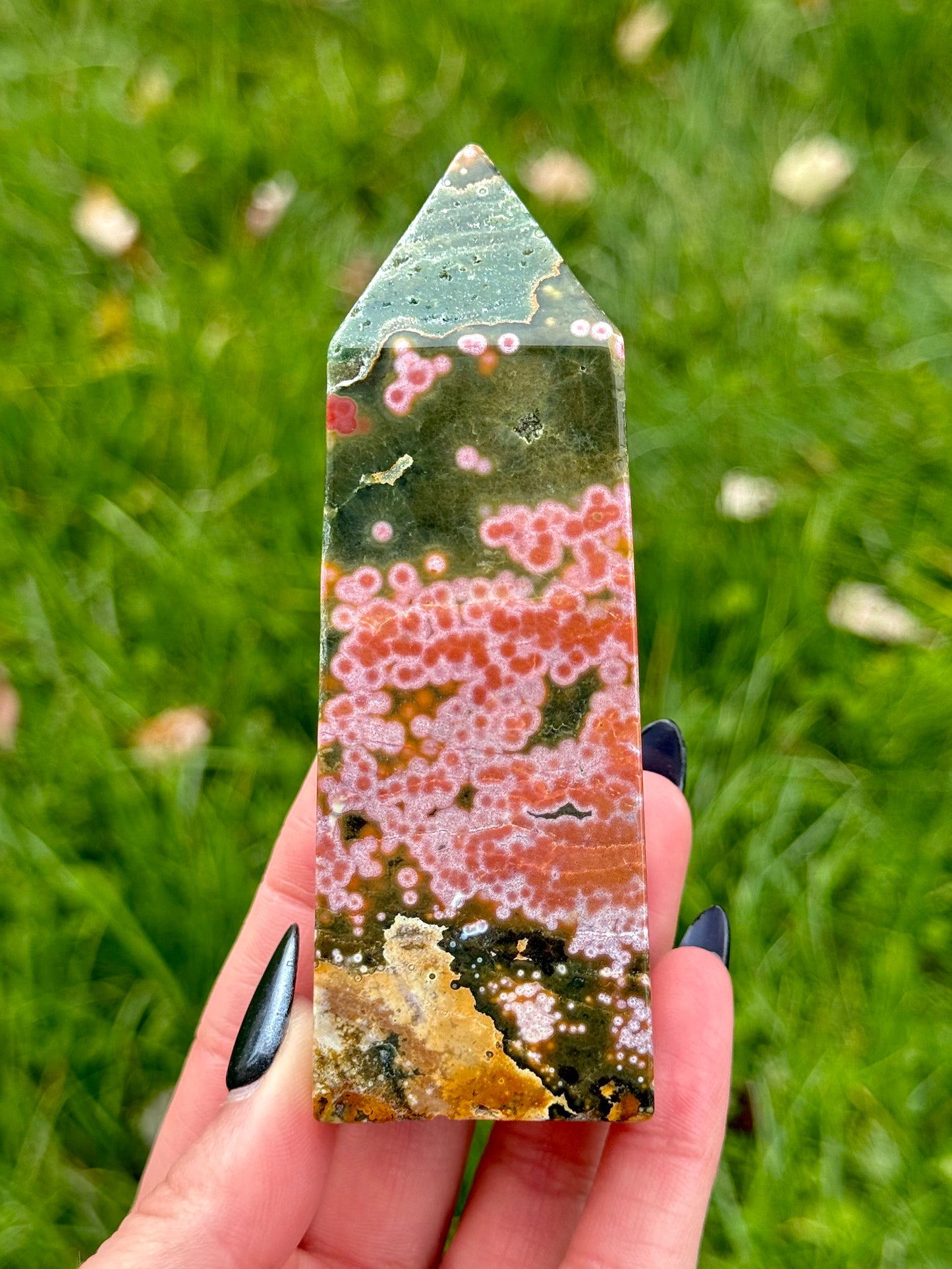 Orbicular Sea Jasper Towers - You Choose