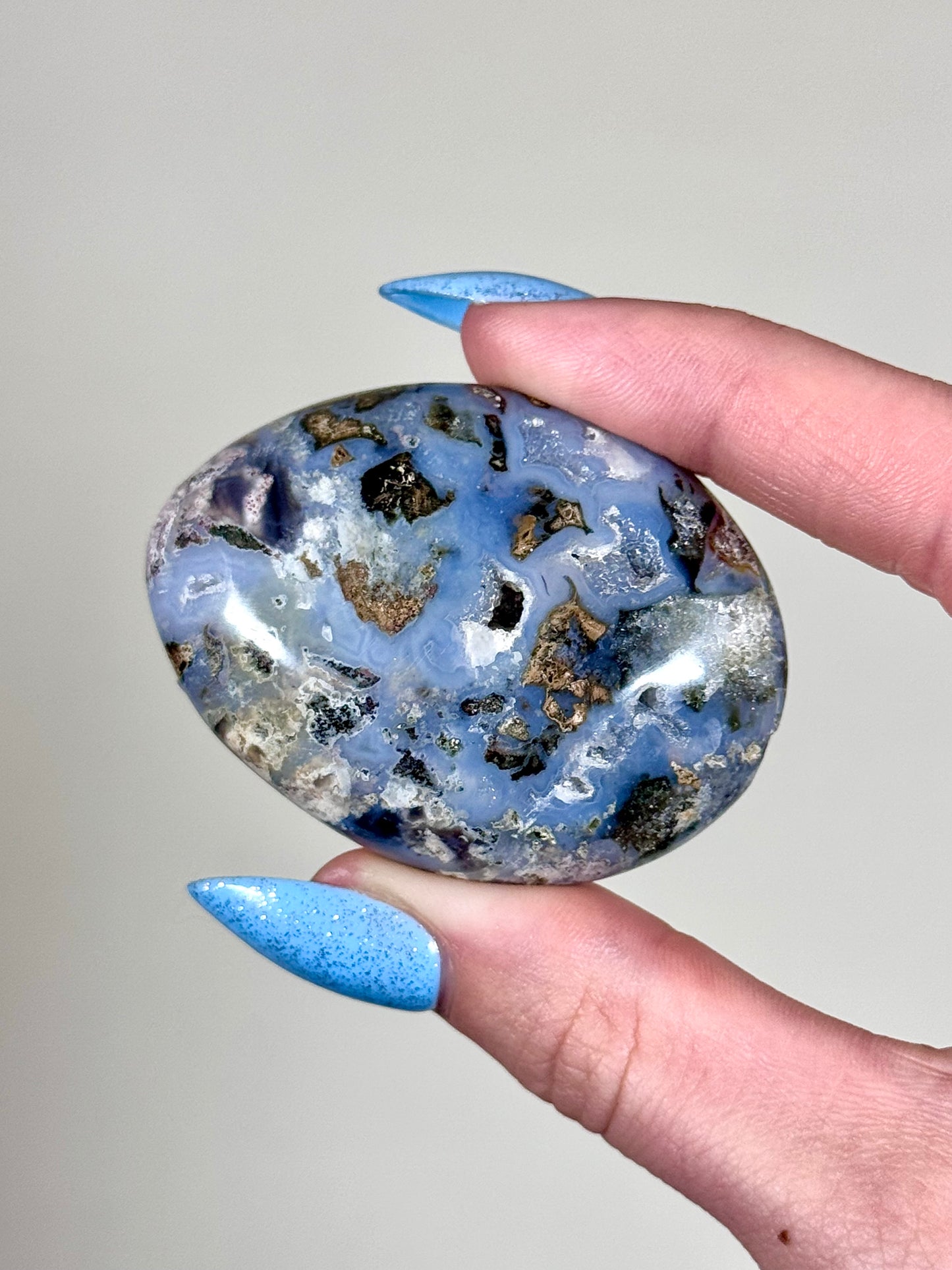 Sea Jasper Palm Stones - You Choose