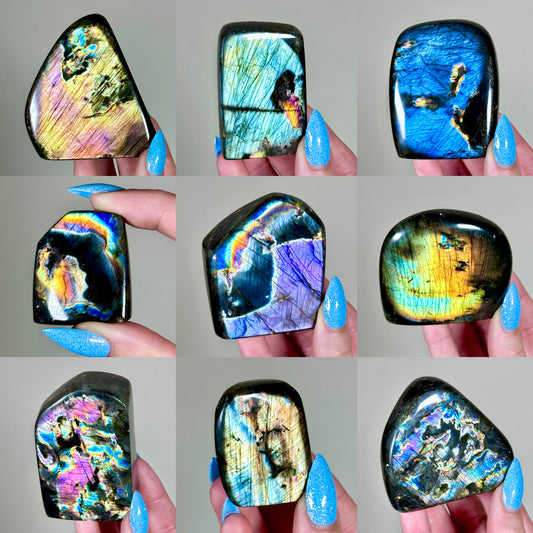 Rainbow Labradorite Freeforms - You Choose