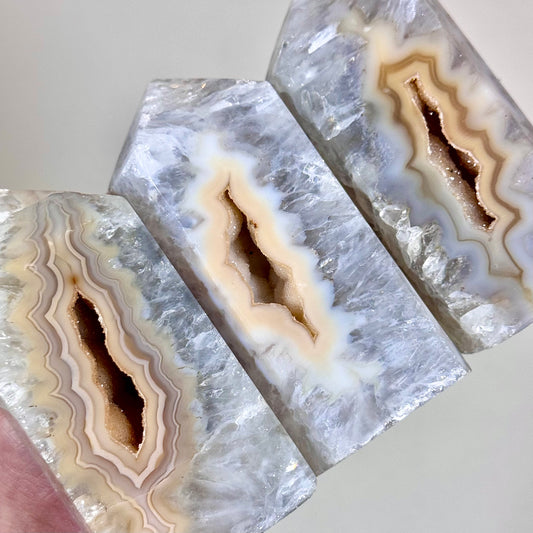 Druzy Agate Towers - You Choose