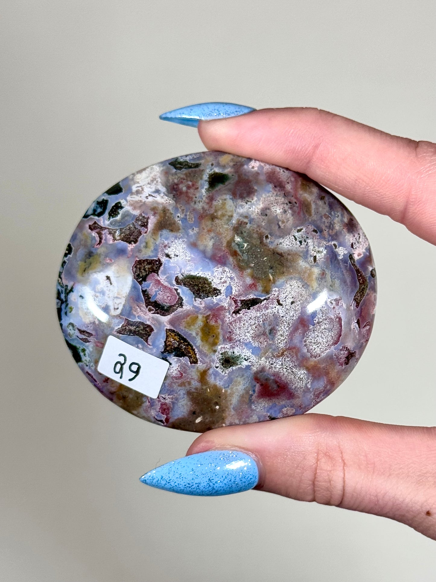 Sea Jasper Palm Stones - You Choose