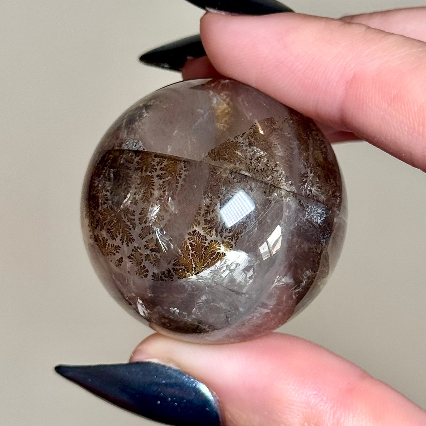 Dendritic Quartz Sphere