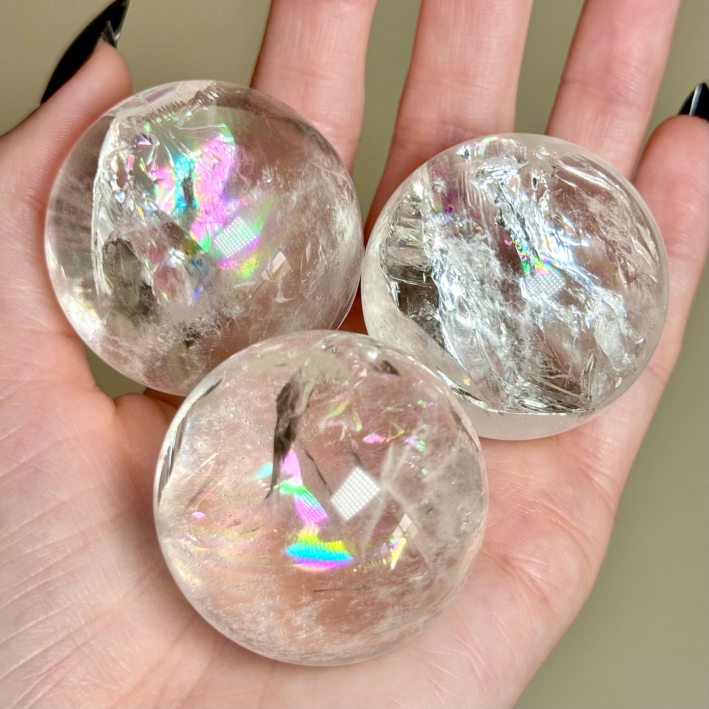 Clear Quartz Spheres - Extra Clarity - You Choose