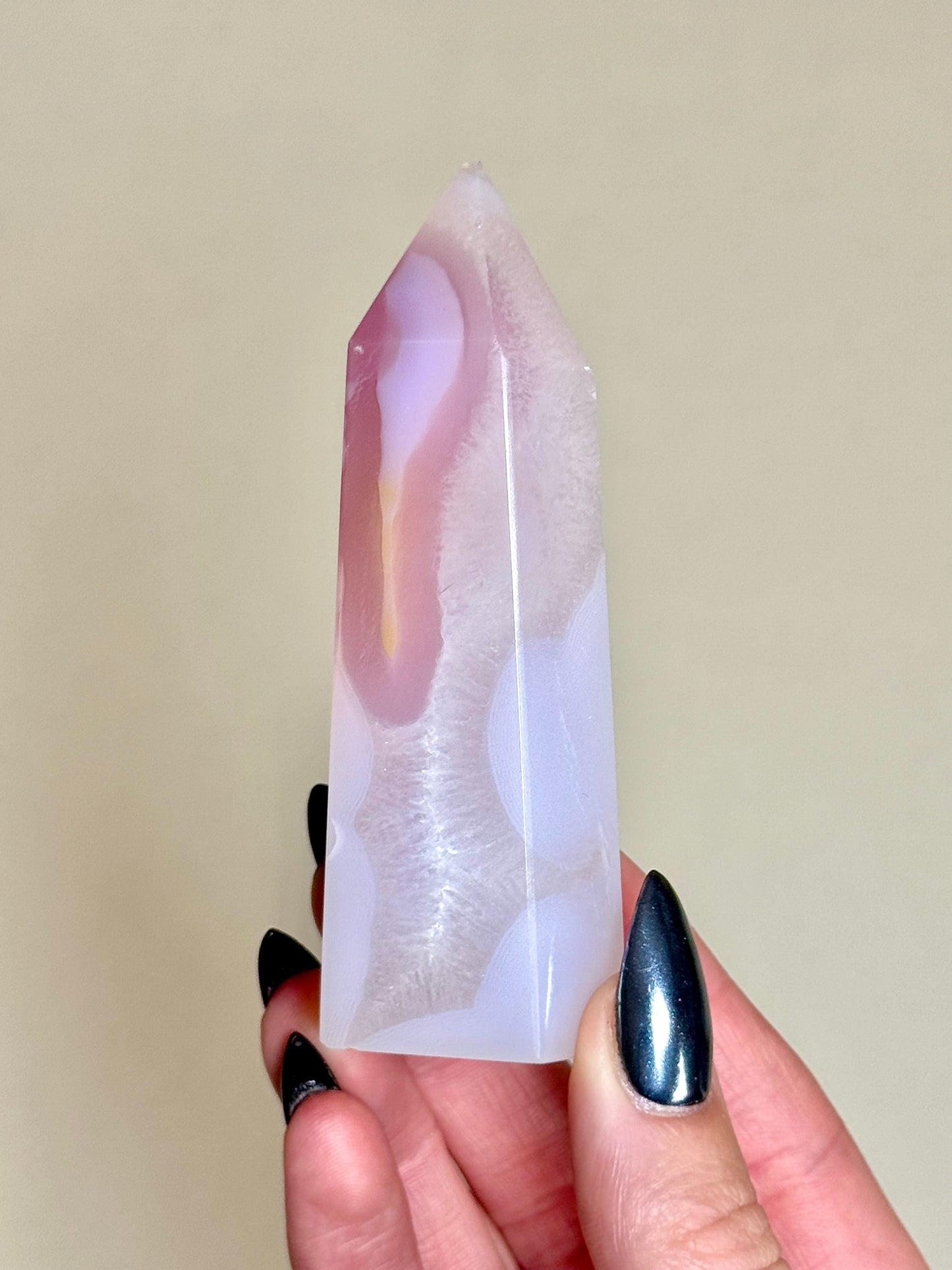 Pink Jelly Agate Towers - You Choose