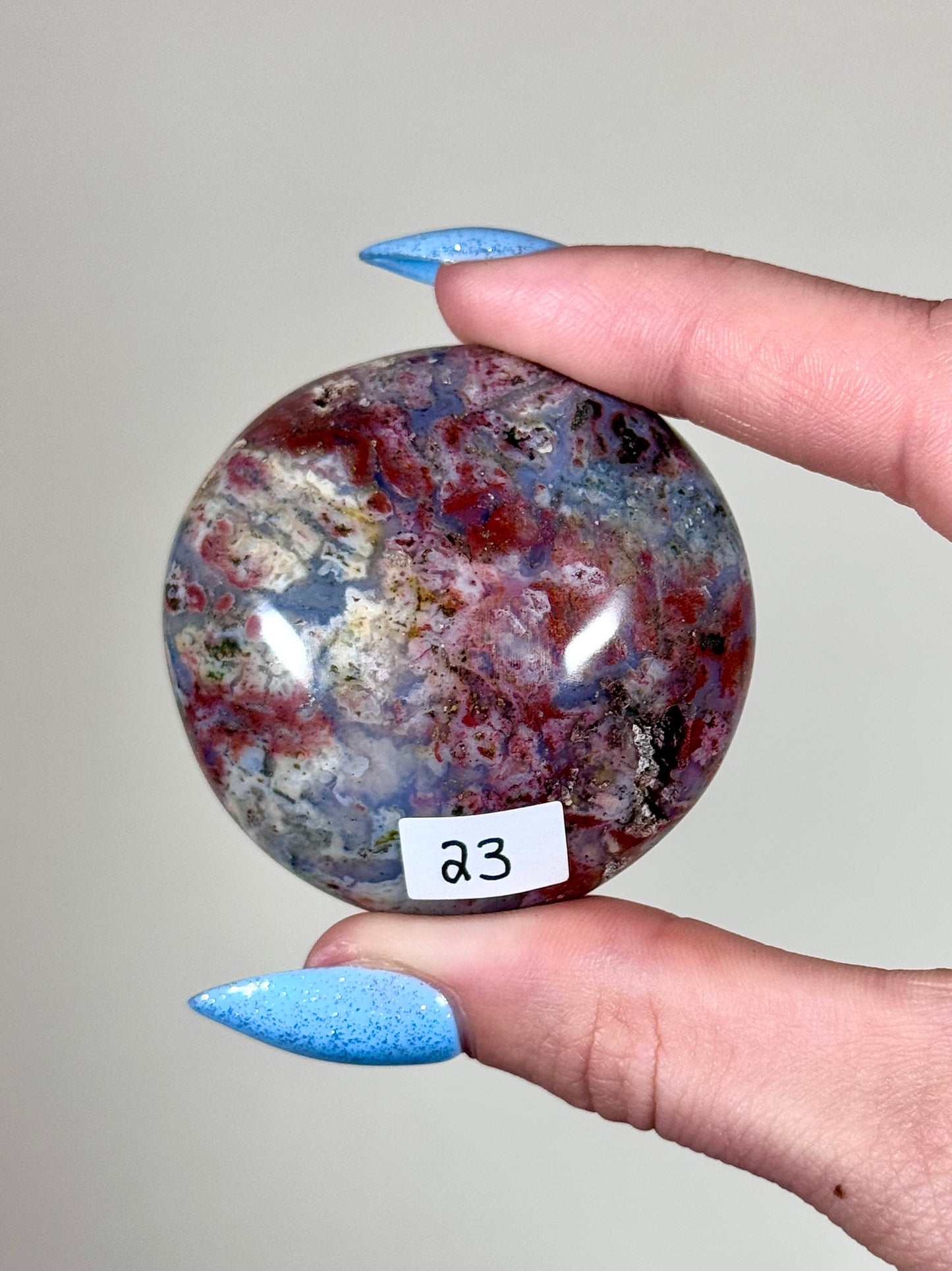 Sea Jasper Palm Stones - You Choose