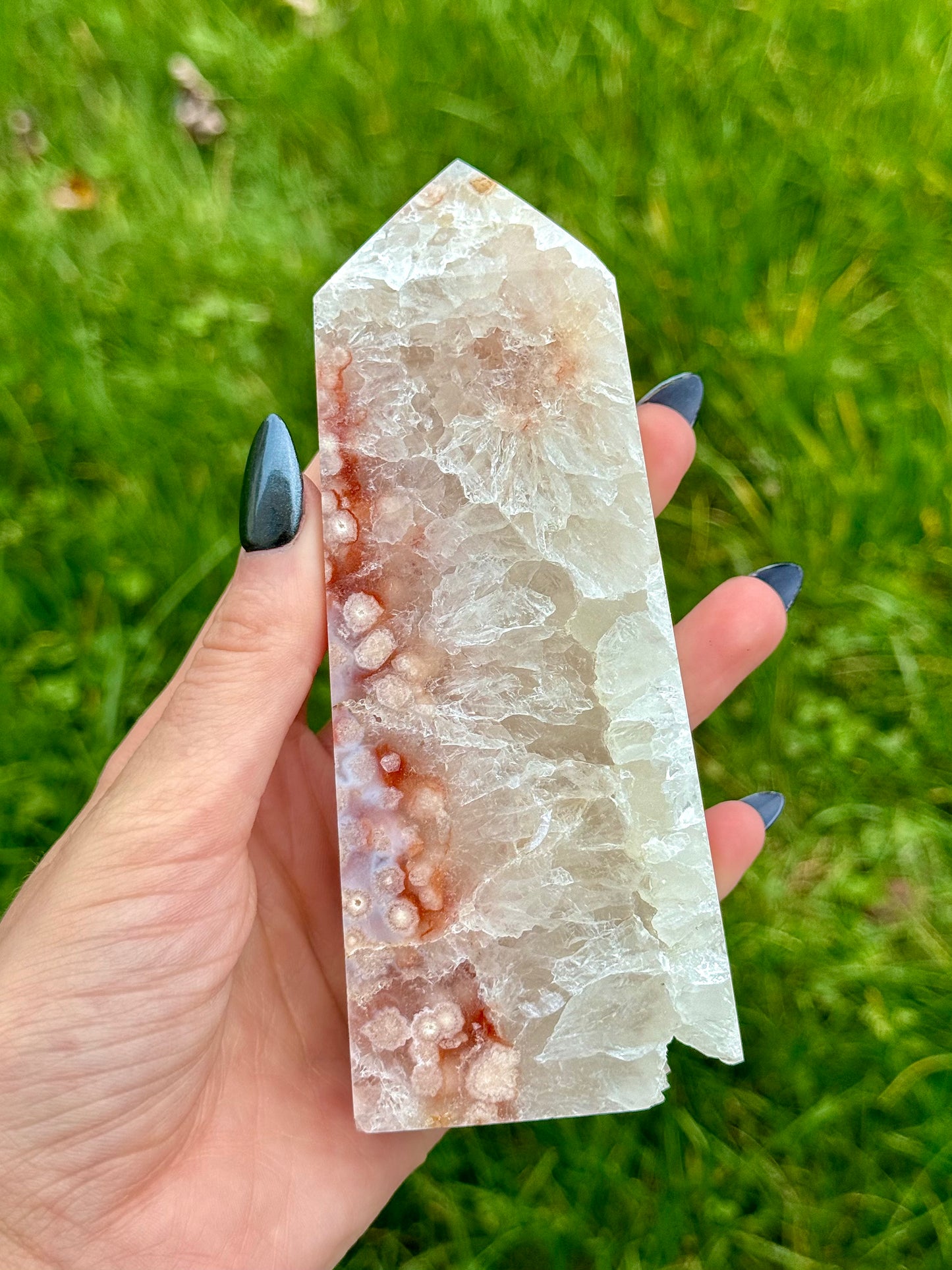 Flower Agate Towers - You Choose