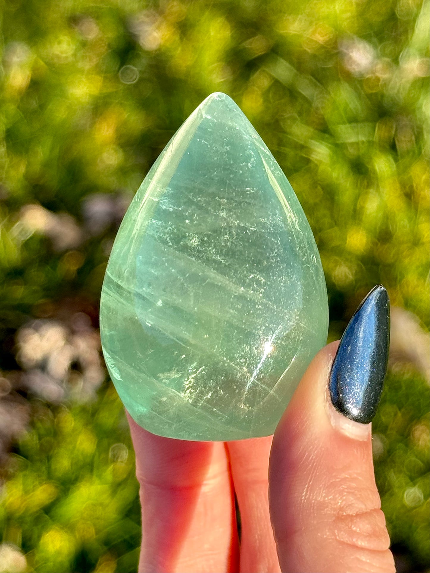 Green Fluorite Flames - You Choose