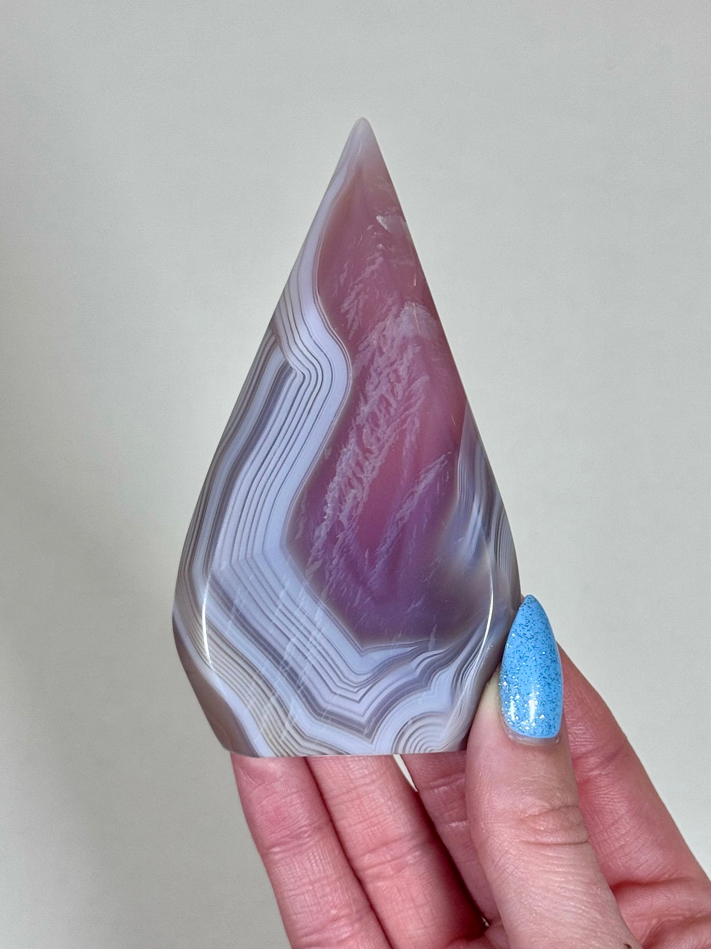 Pink Jelly Agate Flames - You Choose