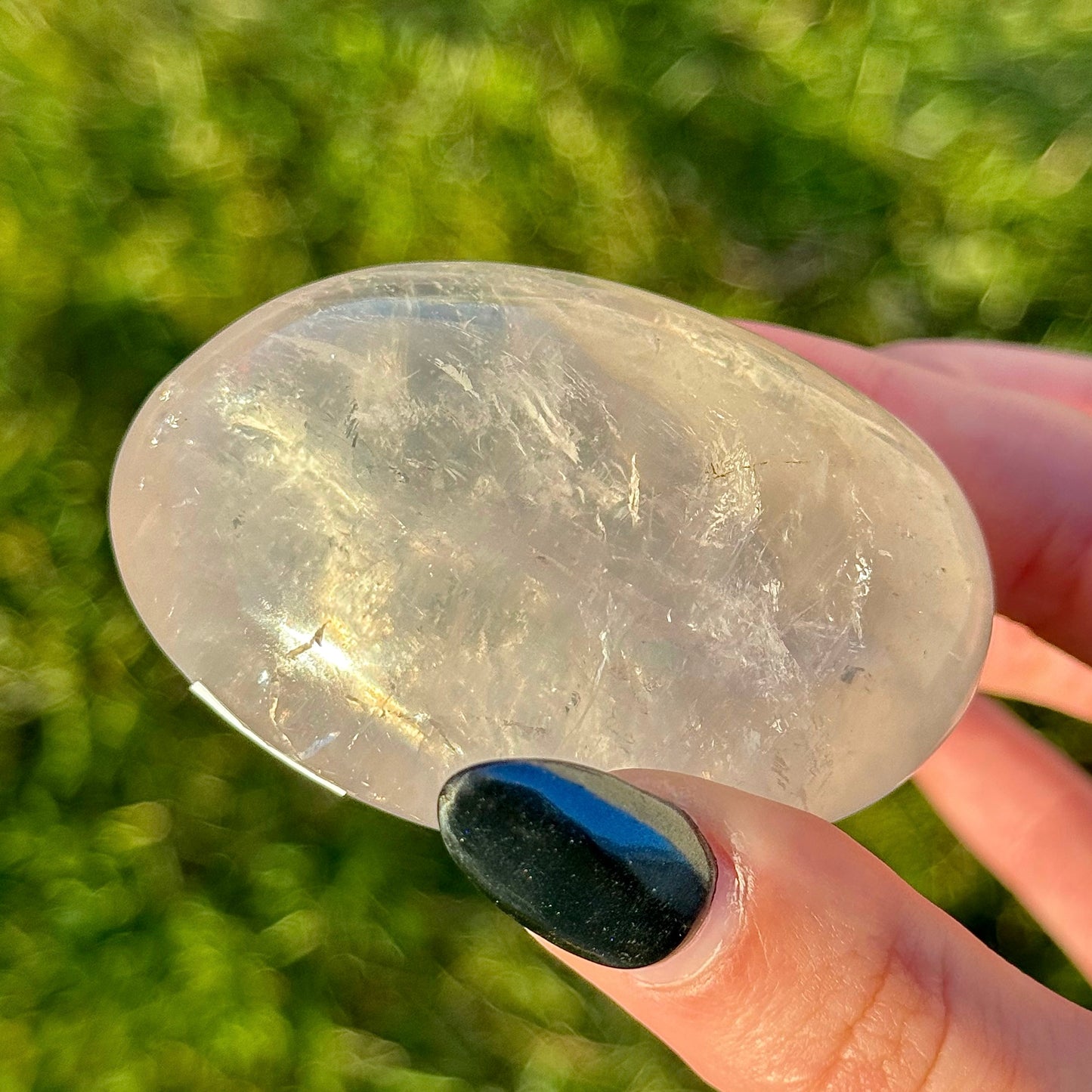 Girasol Quartz Palm Stones - You Choose