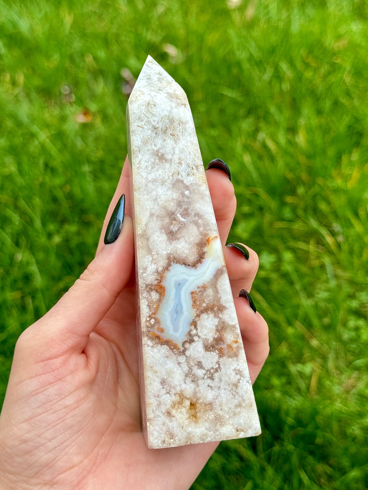 Flower Agate Towers - You Choose
