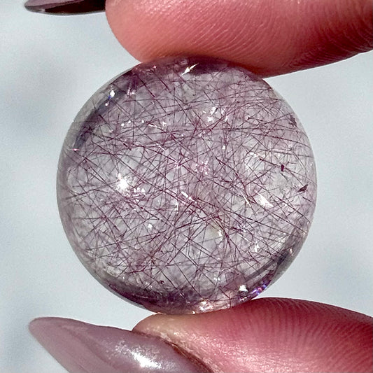 Amethyst with Rutile Sphere