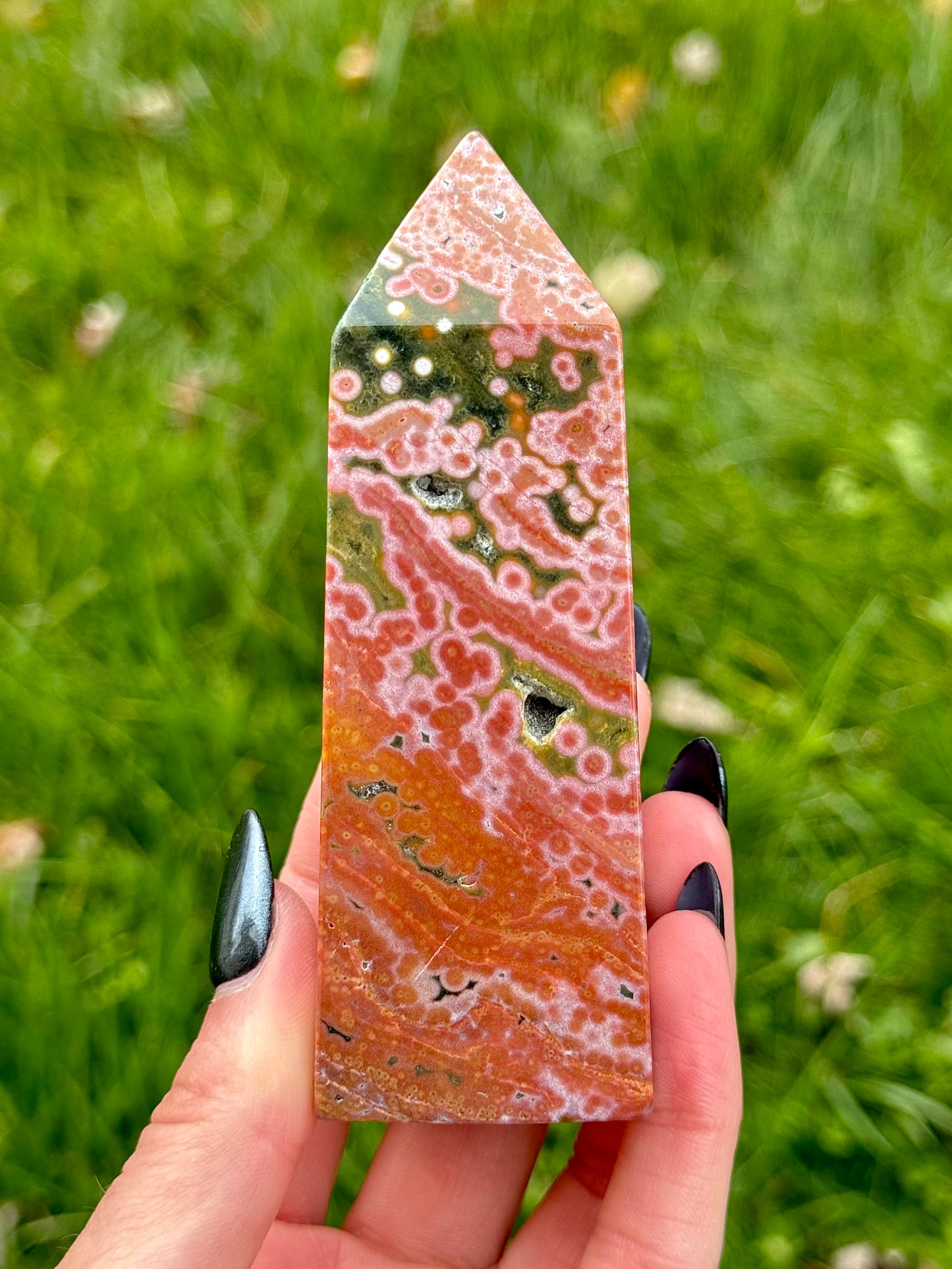 Orbicular Sea Jasper Towers - You Choose