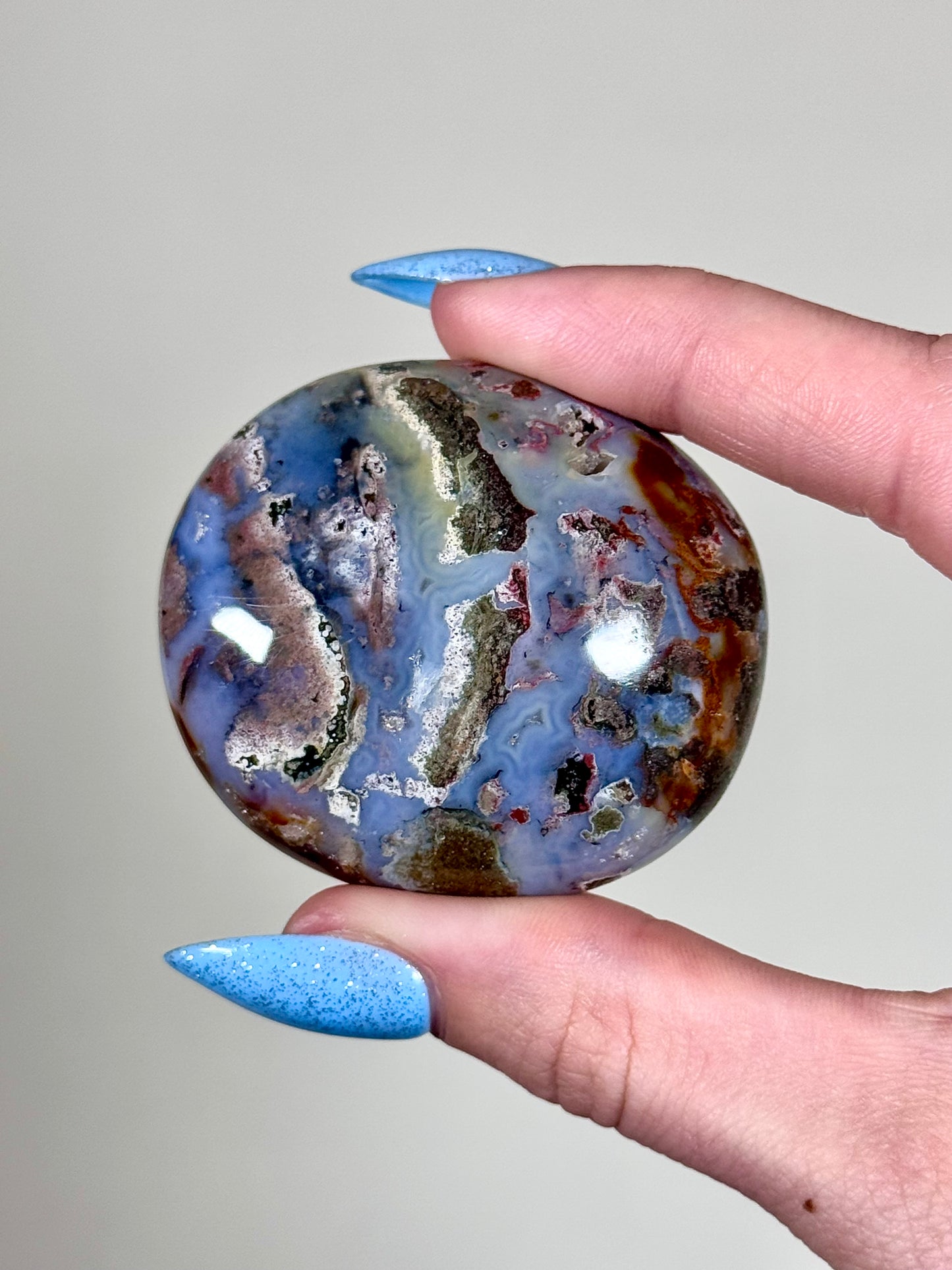 Sea Jasper Palm Stones - You Choose