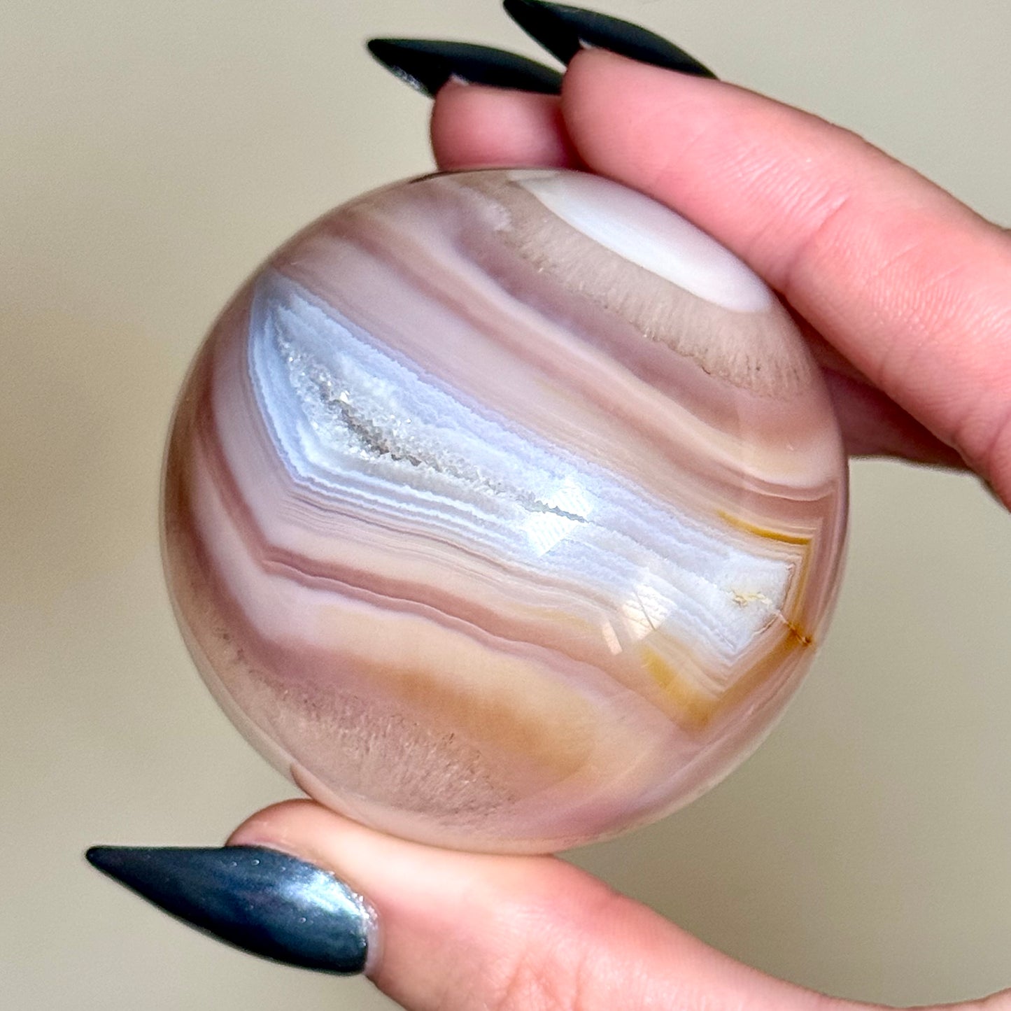 Pink Jelly Agate Spheres - You Choose