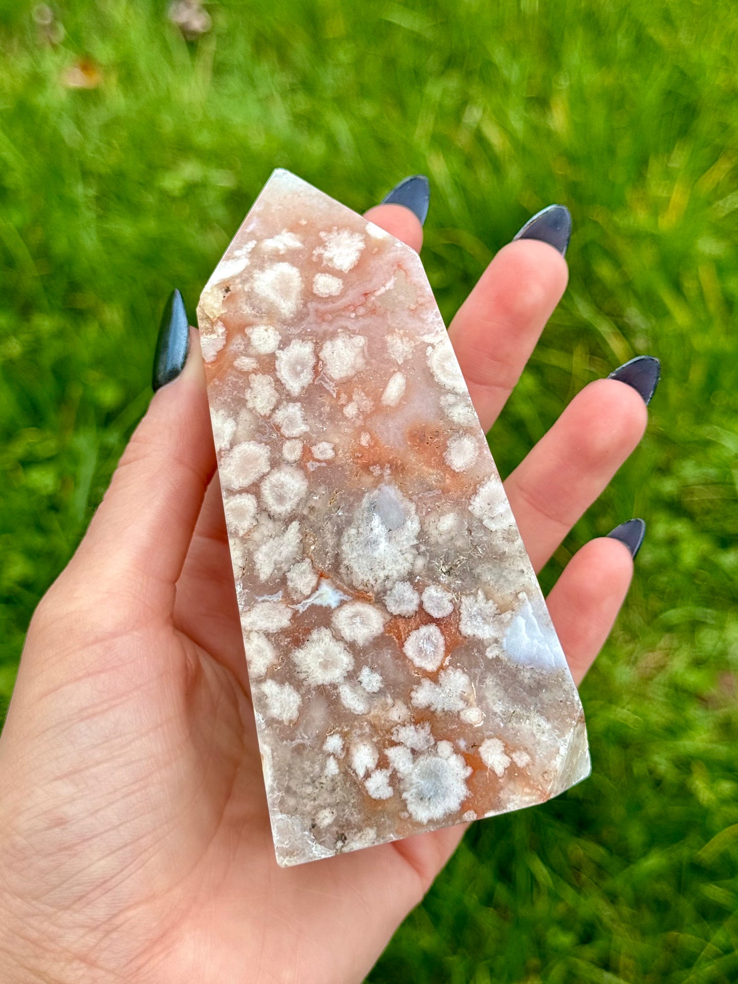 Flower Agate Towers - You Choose