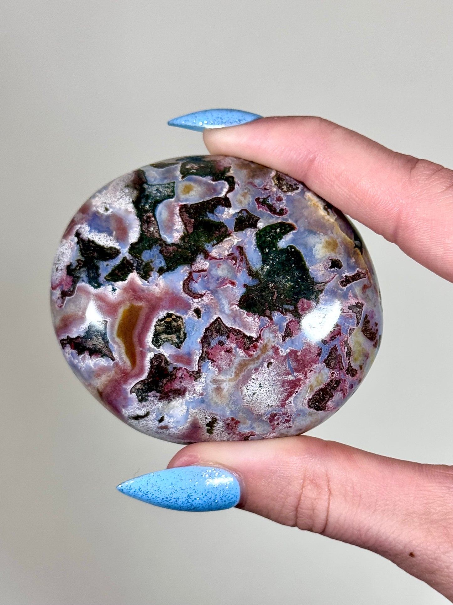 Sea Jasper Palm Stones - You Choose