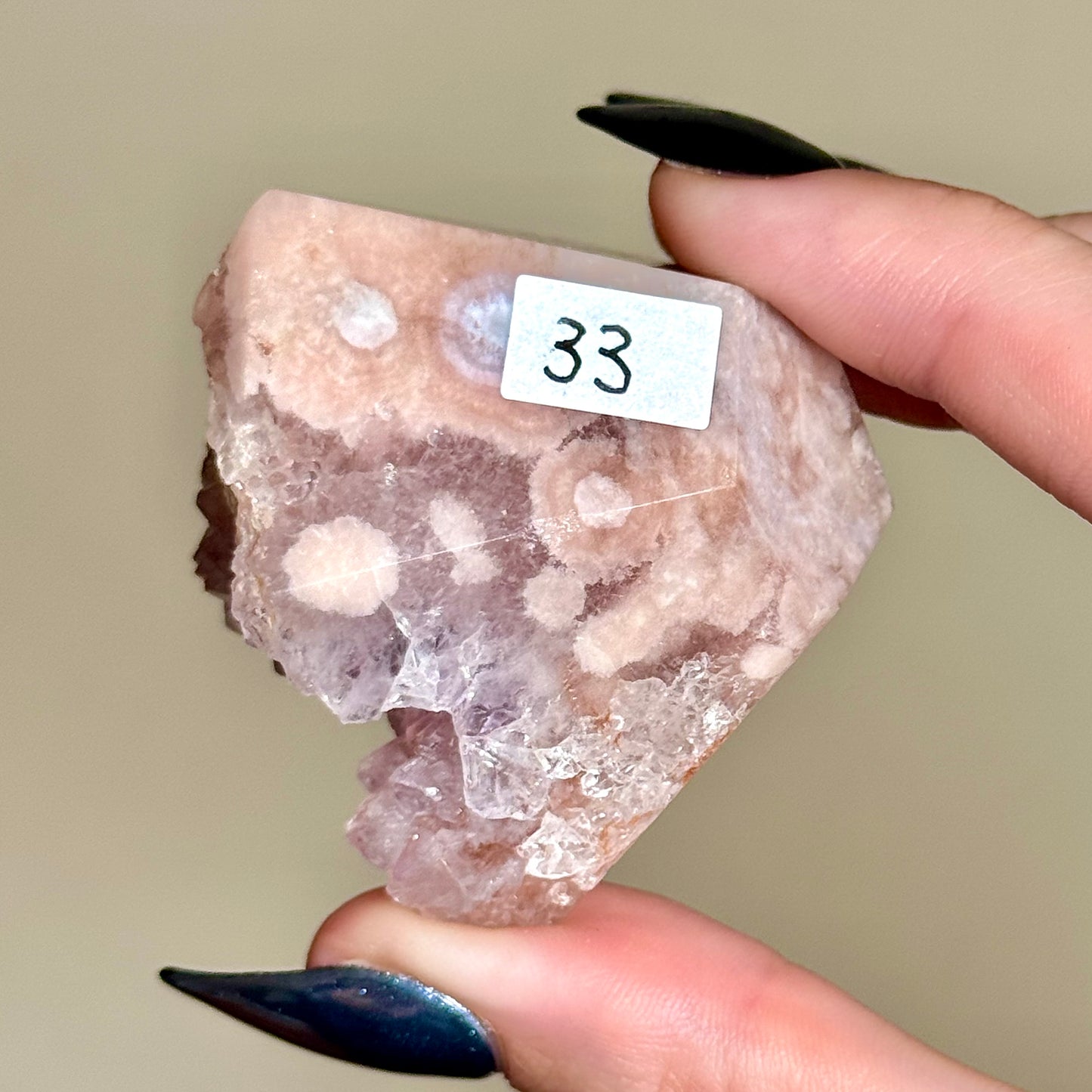 Pink Flower Agate Freeforms - You Choose