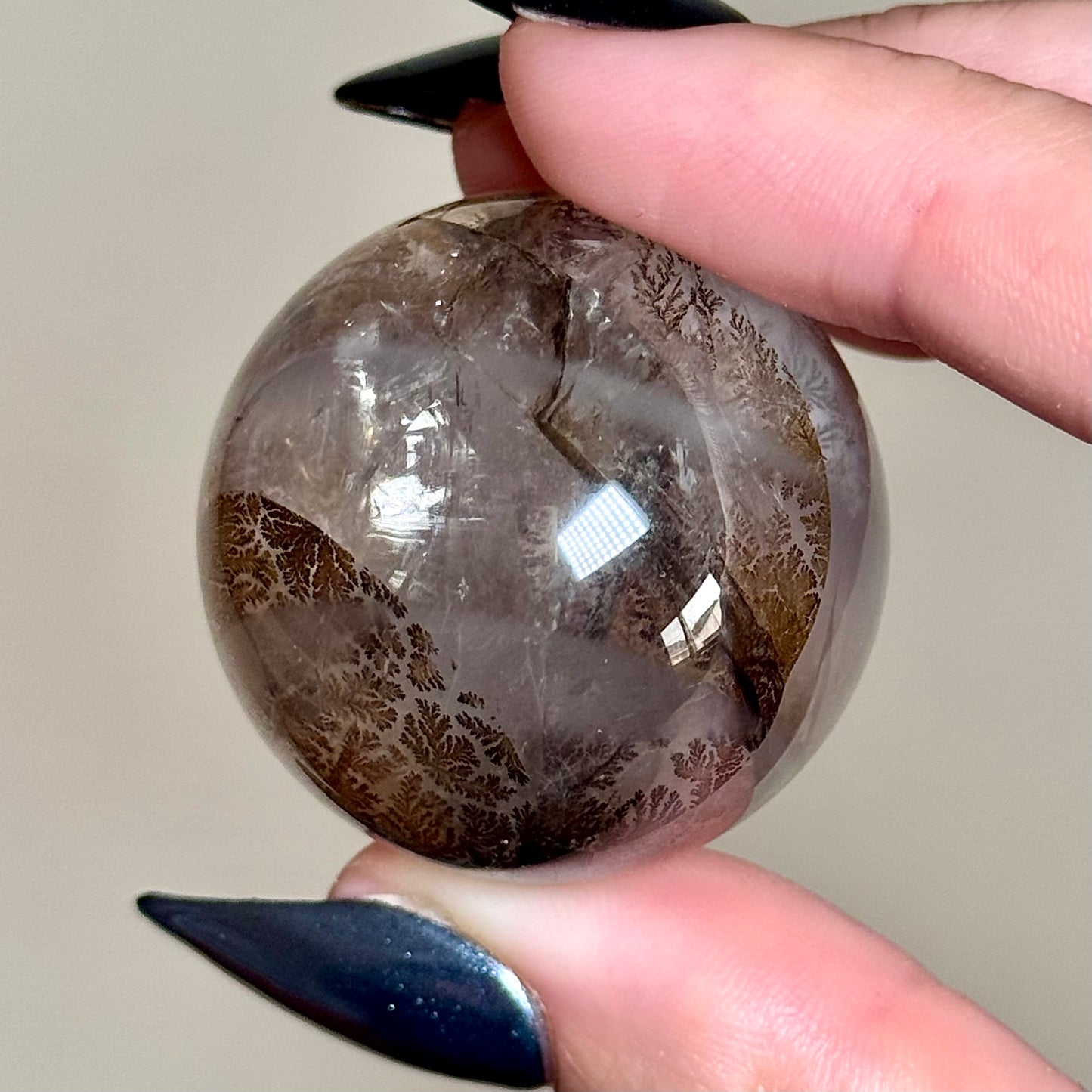Dendritic Quartz Sphere