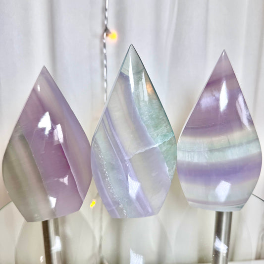 Lavender Fluorite Flames - You Choose