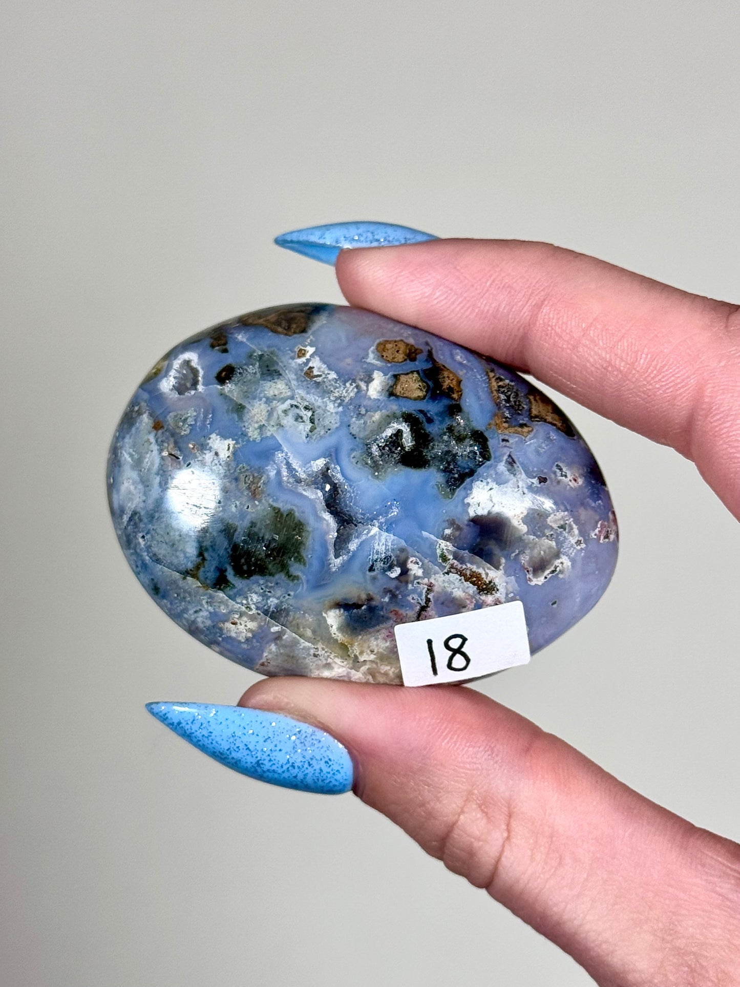 Sea Jasper Palm Stones - You Choose