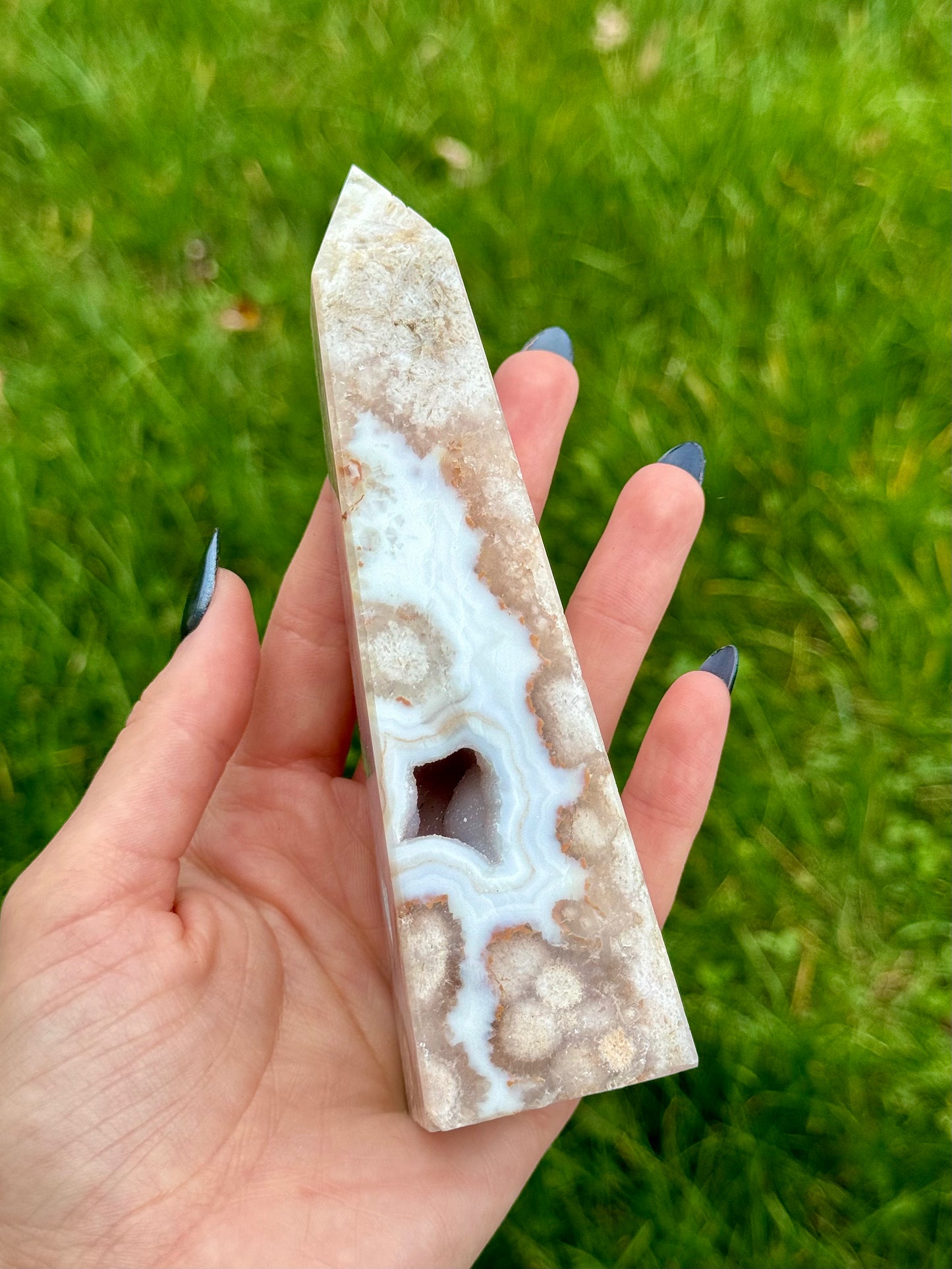 Flower Agate Towers - You Choose