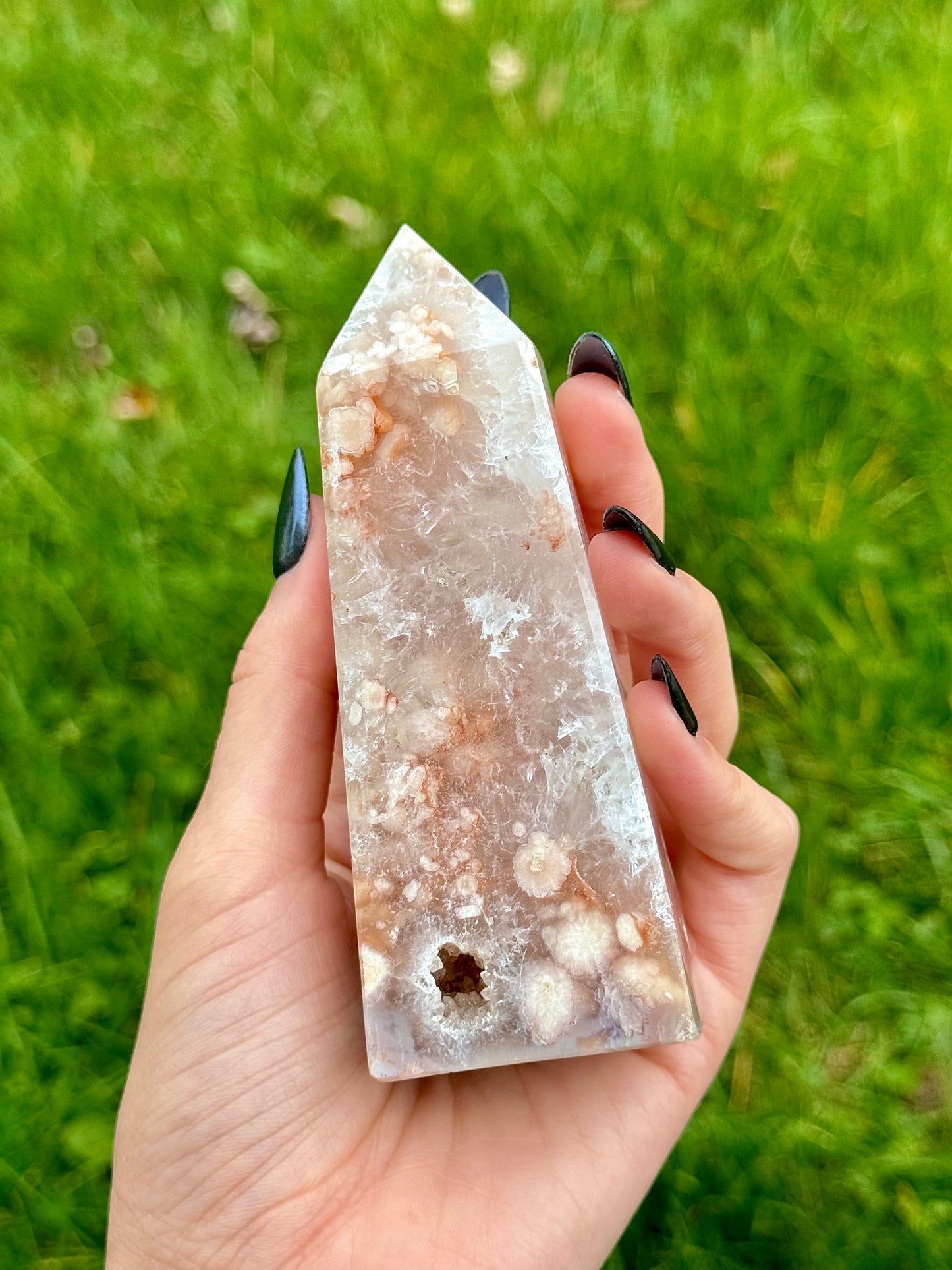 Flower Agate Towers - You Choose