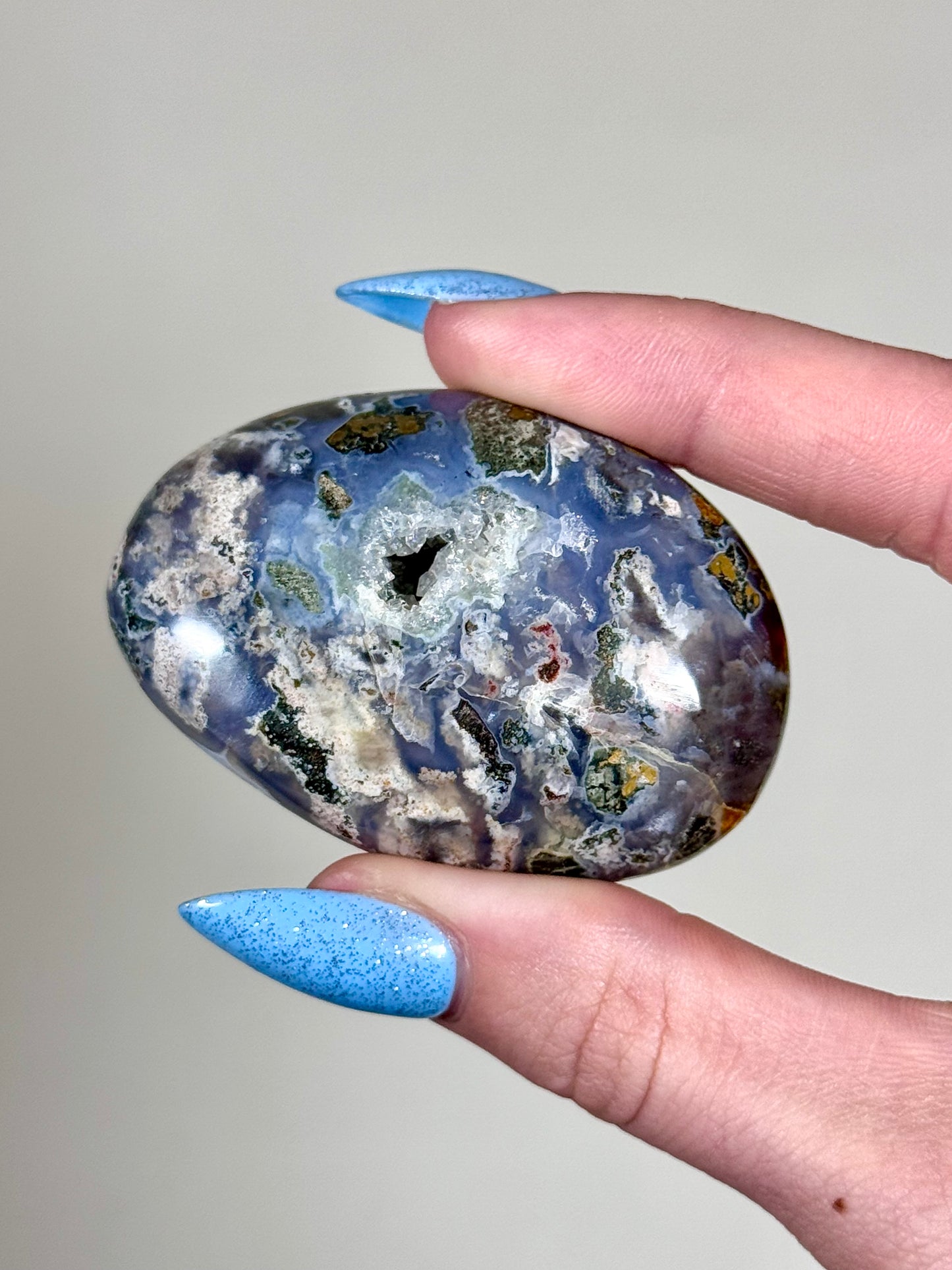 Sea Jasper Palm Stones - You Choose