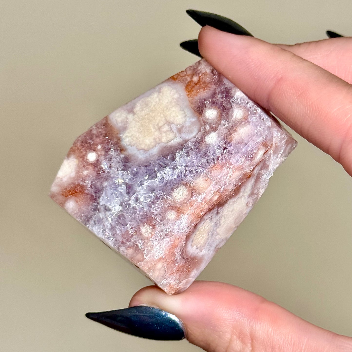 Pink Flower Agate Freeforms - You Choose