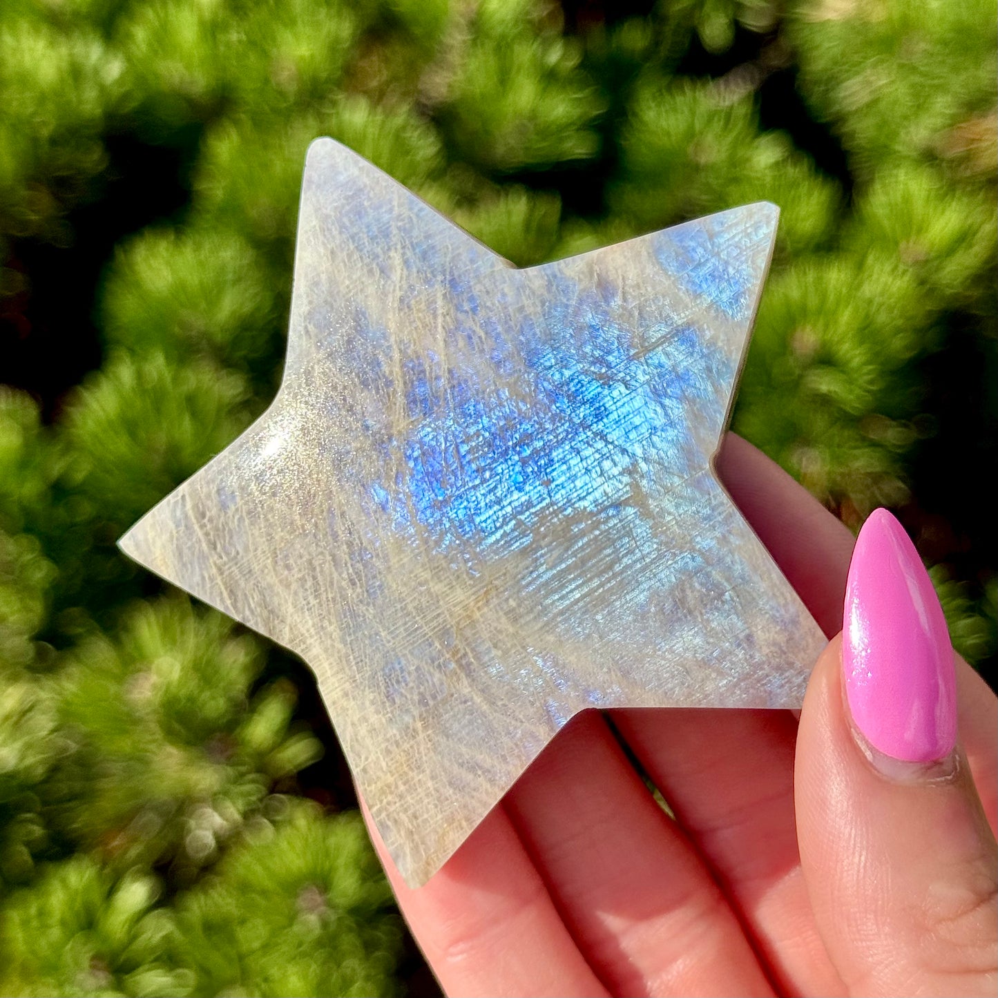 Sunstone & Moonstone Star Carving