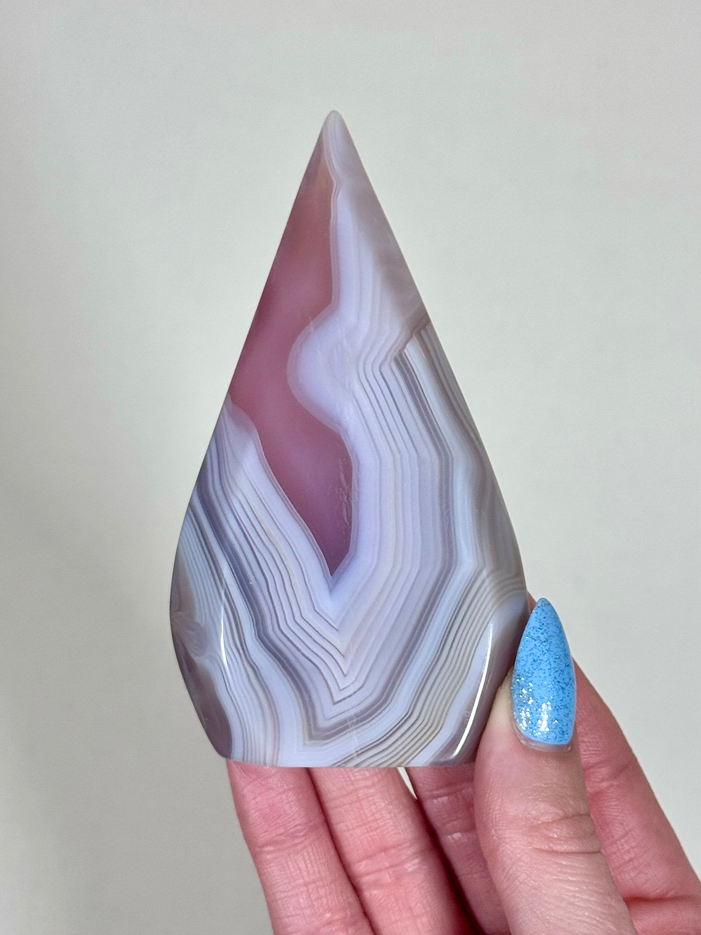 Pink Jelly Agate Flames - You Choose