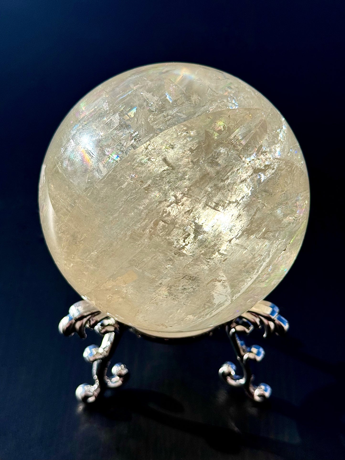 Optical Honey Calcite Spheres - You Choose