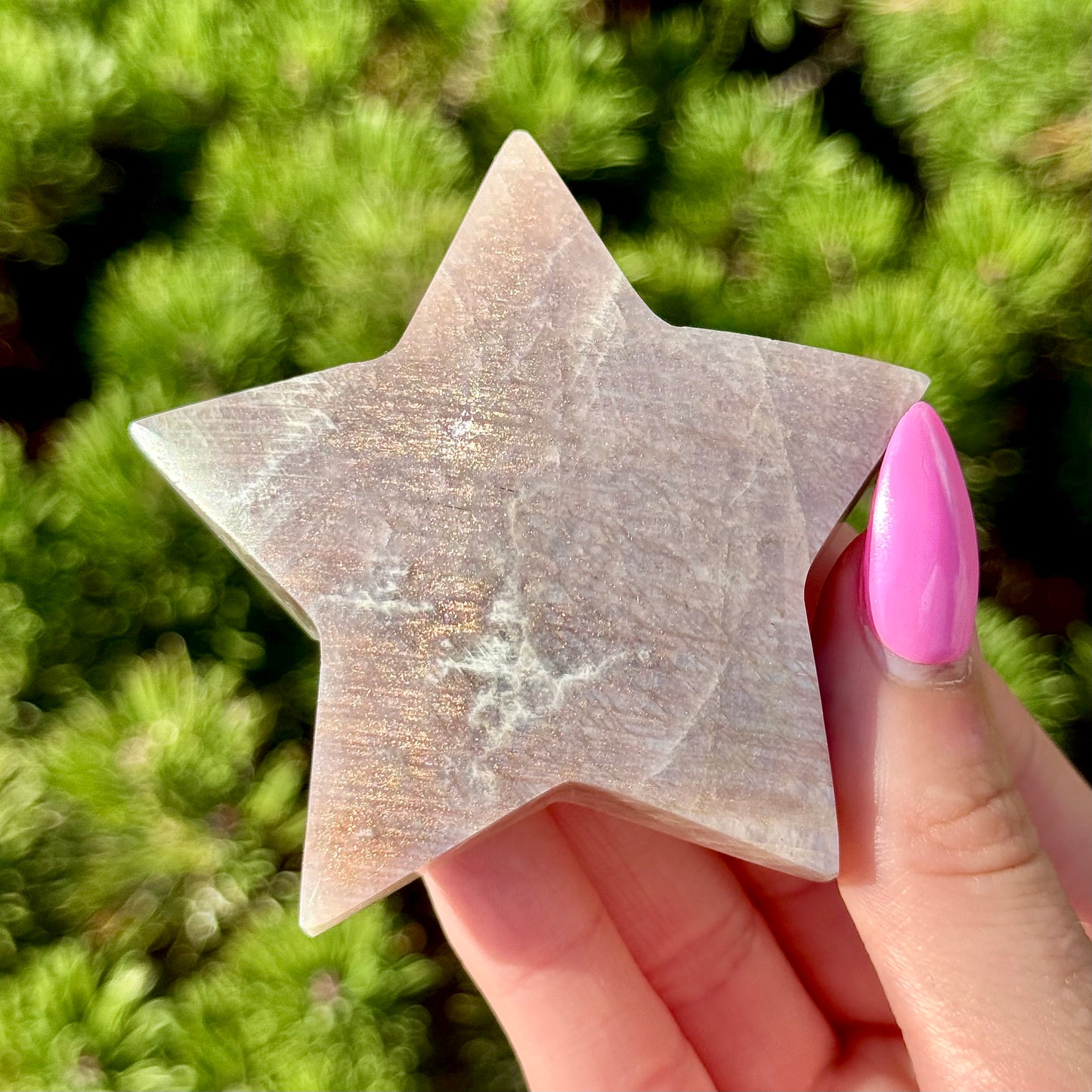 Sunstone & Moonstone Star Carving