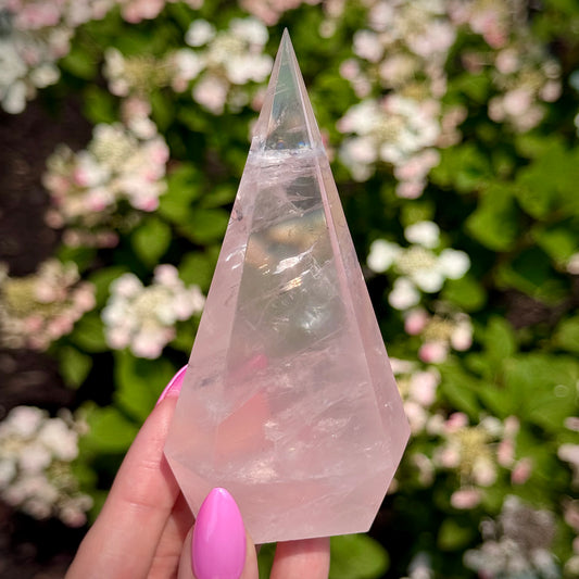 Rose Quartz Diamond Tower