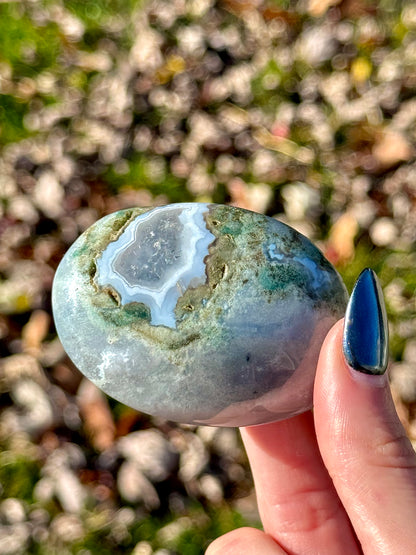 Sea Jasper Palm Stones - You Choose