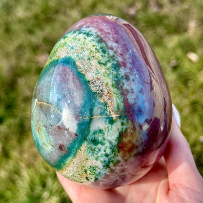 Large Sea Jasper Egg