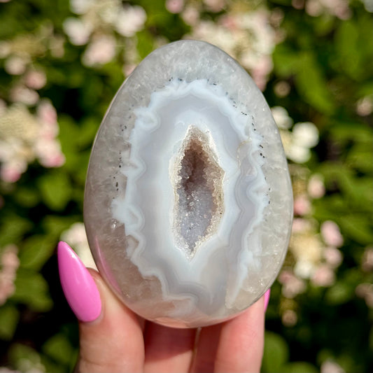 Druzy Agate Egg