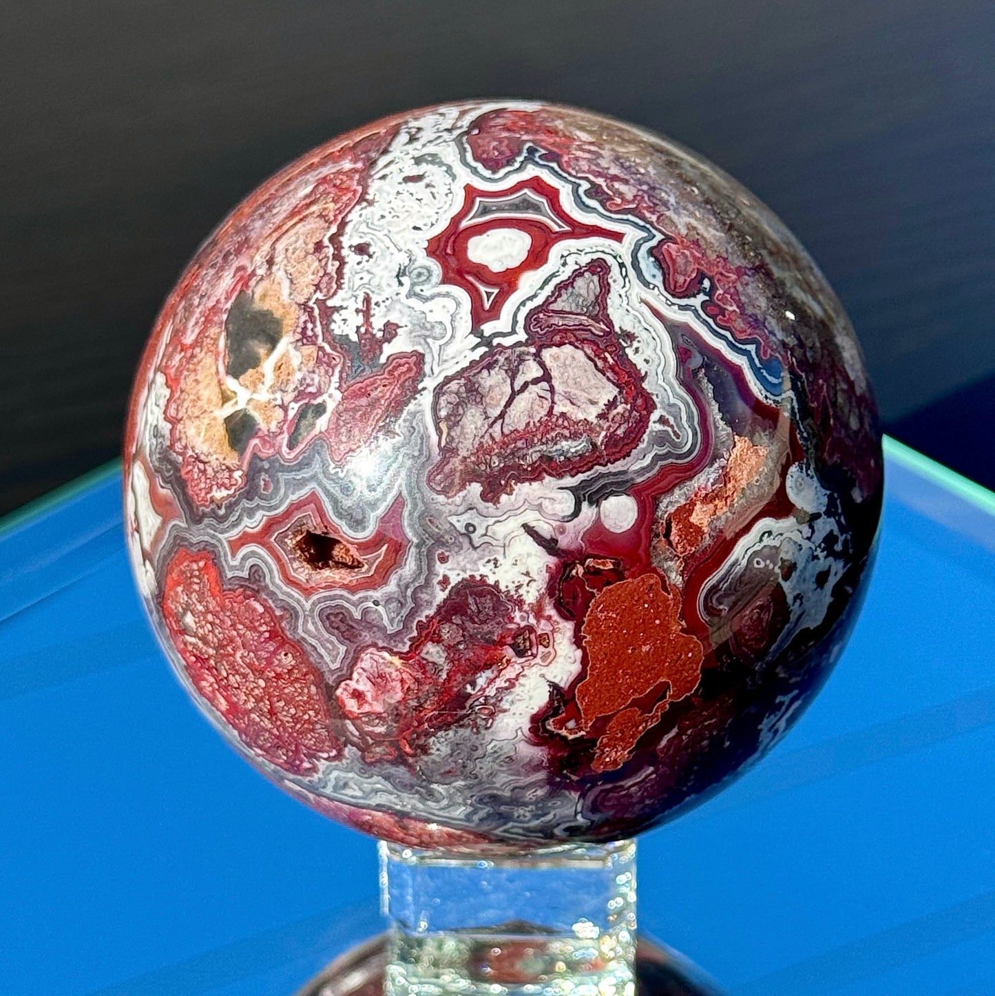 Large Mexican Agate Sphere