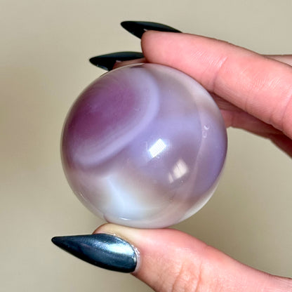 Pink Jelly Agate Spheres - You Choose