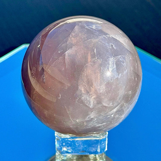 Blue Rose Quartz Sphere