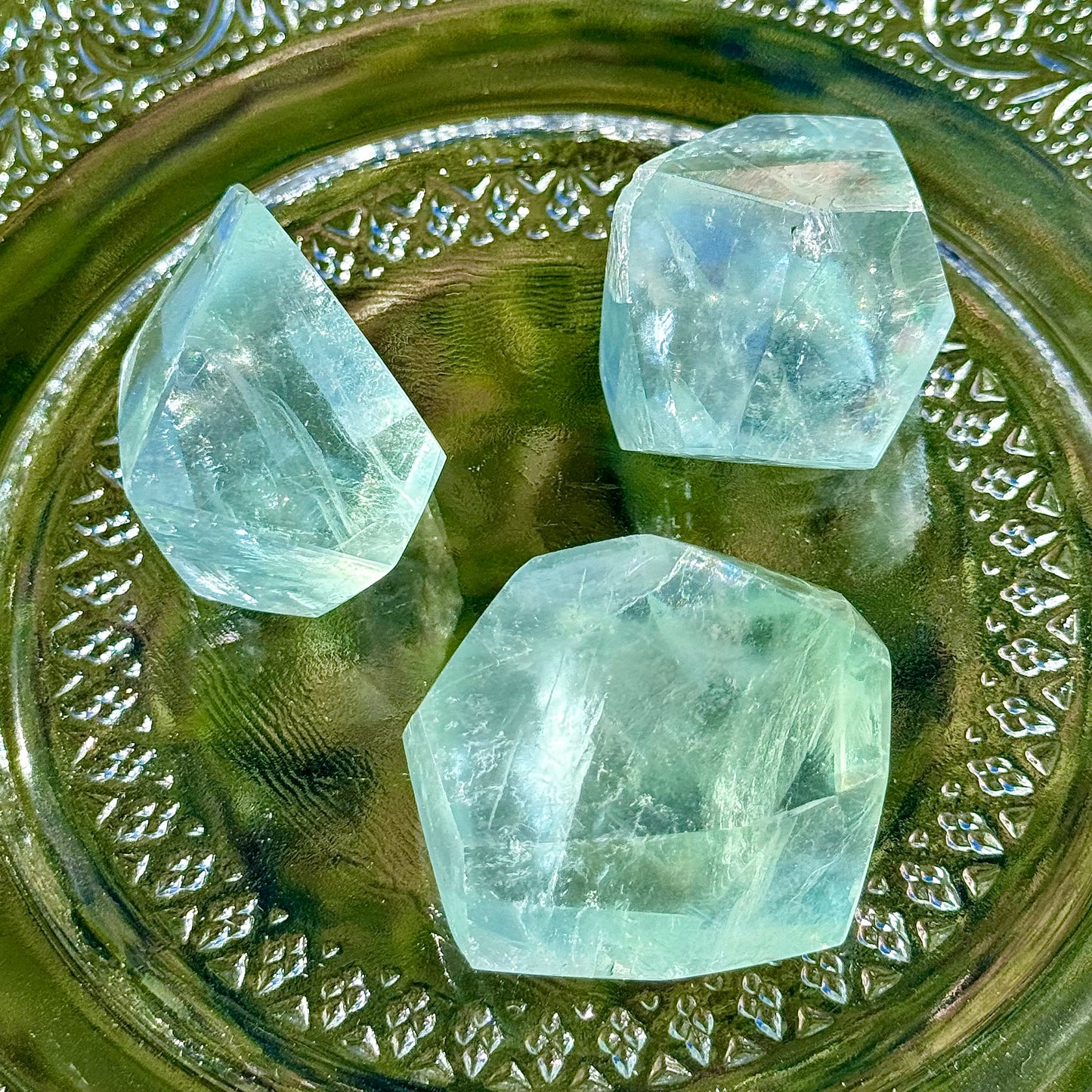 Light Green Fluorite Freeforms - You Choose