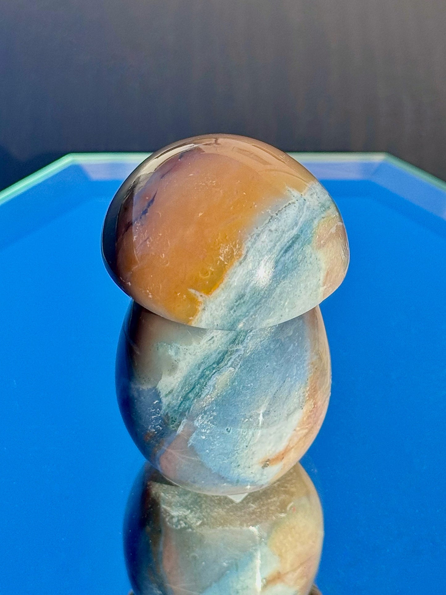 Polychrome Jasper Mushrooms - You Choose