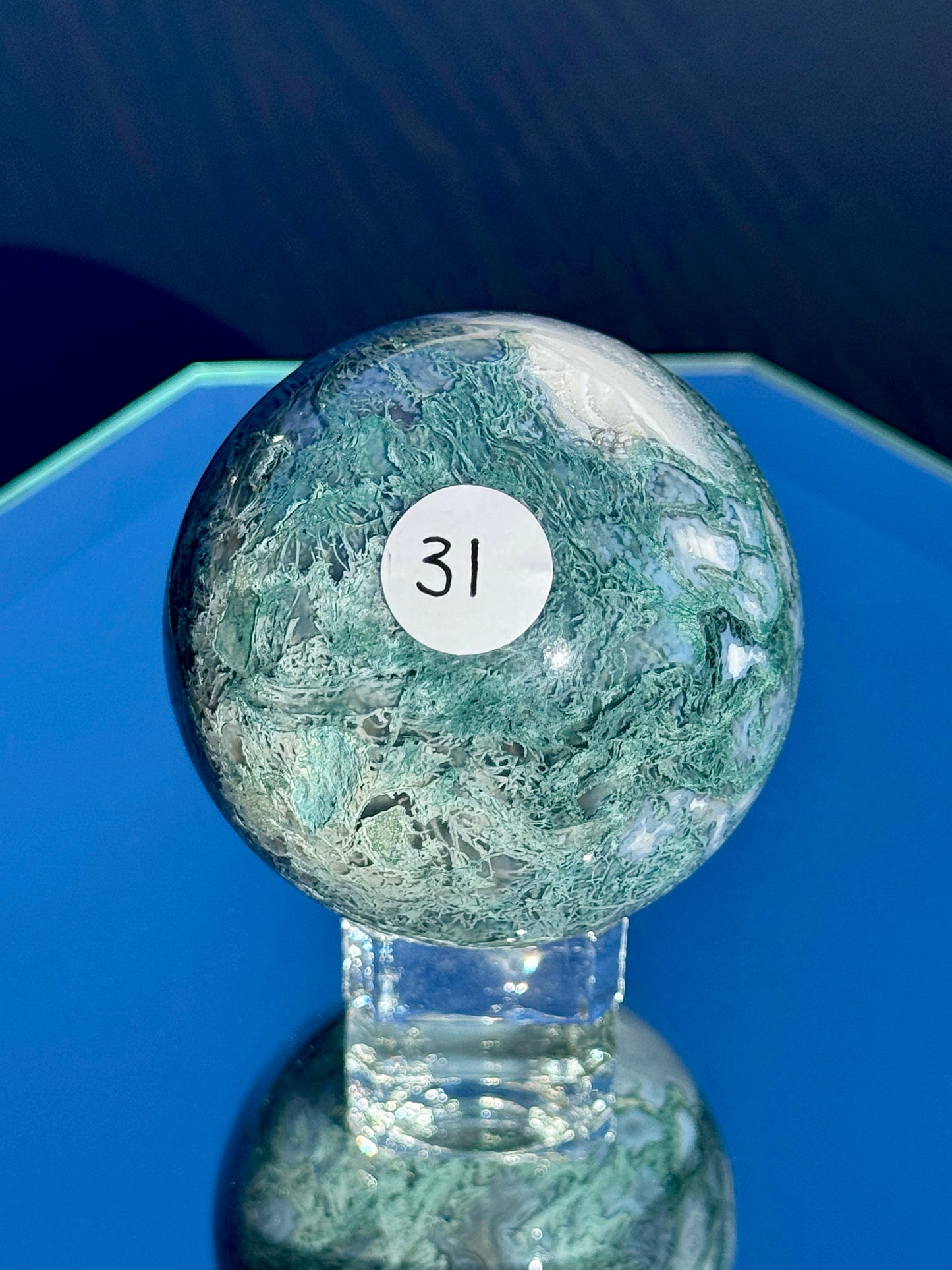 Moss Agate Spheres - You Choose