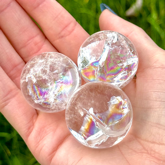 Clear Quartz Spheres - Extra Clarity - You Choose