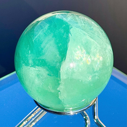 Green Fluorite Sphere