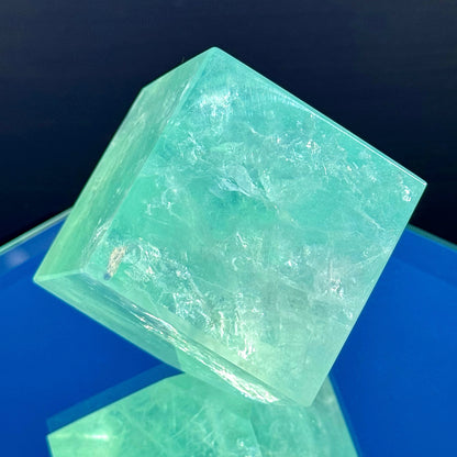 Green Fluorite Cube