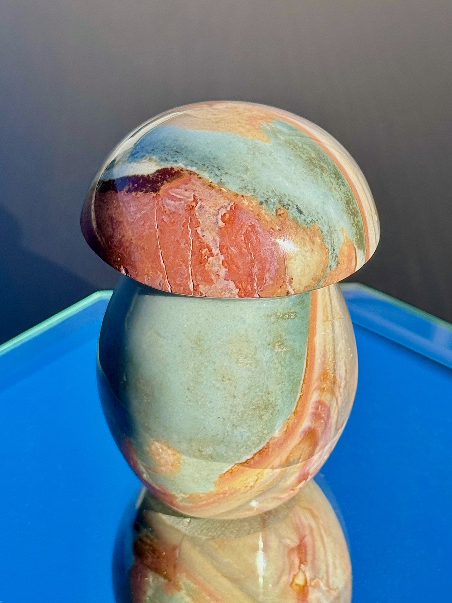 Polychrome Jasper Mushrooms - You Choose