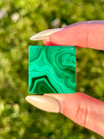 Malachite Cubes - You Choose