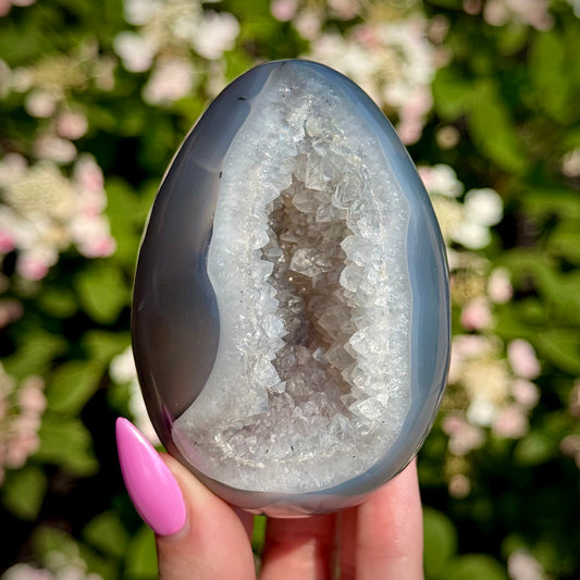 Druzy Agate Egg